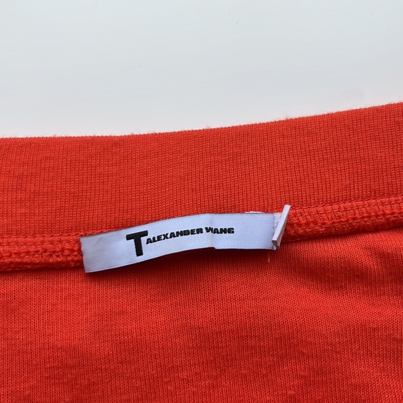 T by Alexander Wang circular Hole Mesh MIDI Pencil skirt - Picture 4 of 7